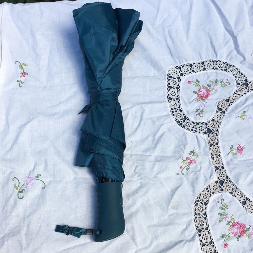 Turquoise umbrella
